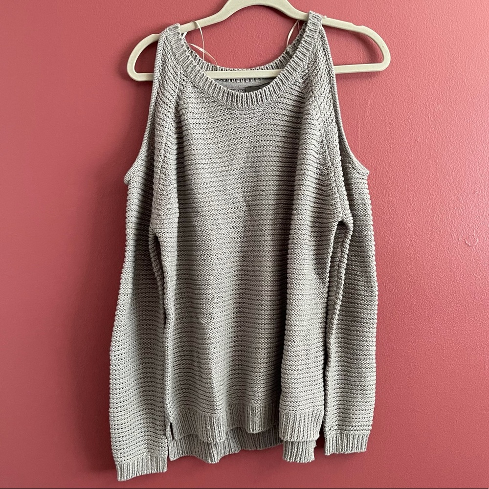 Cold Shoulder Sweater